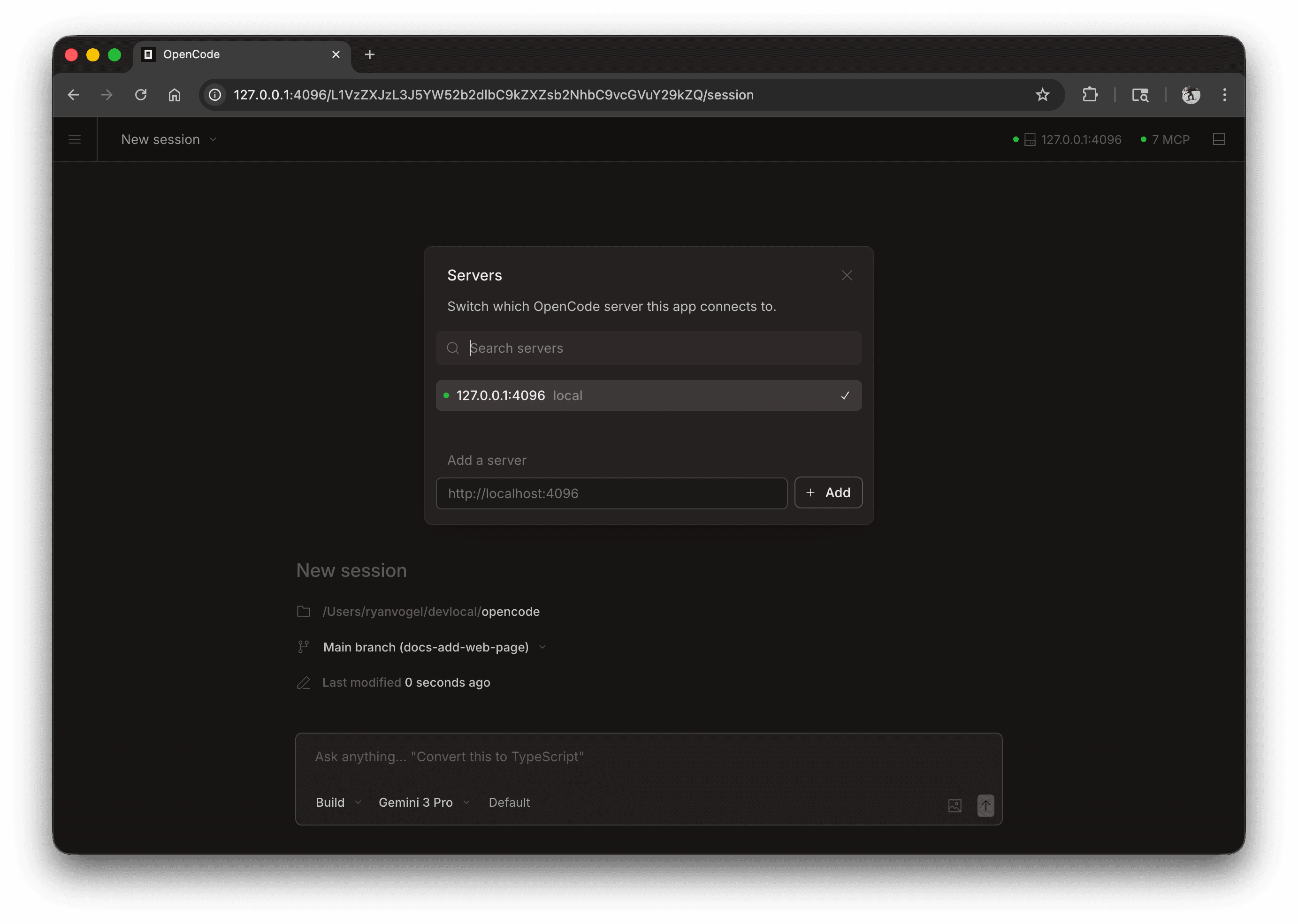 Atlas Web - See Servers